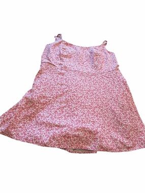 Old Navy Pink Floral Spaghetti-Strap Sun top-Size 3X
